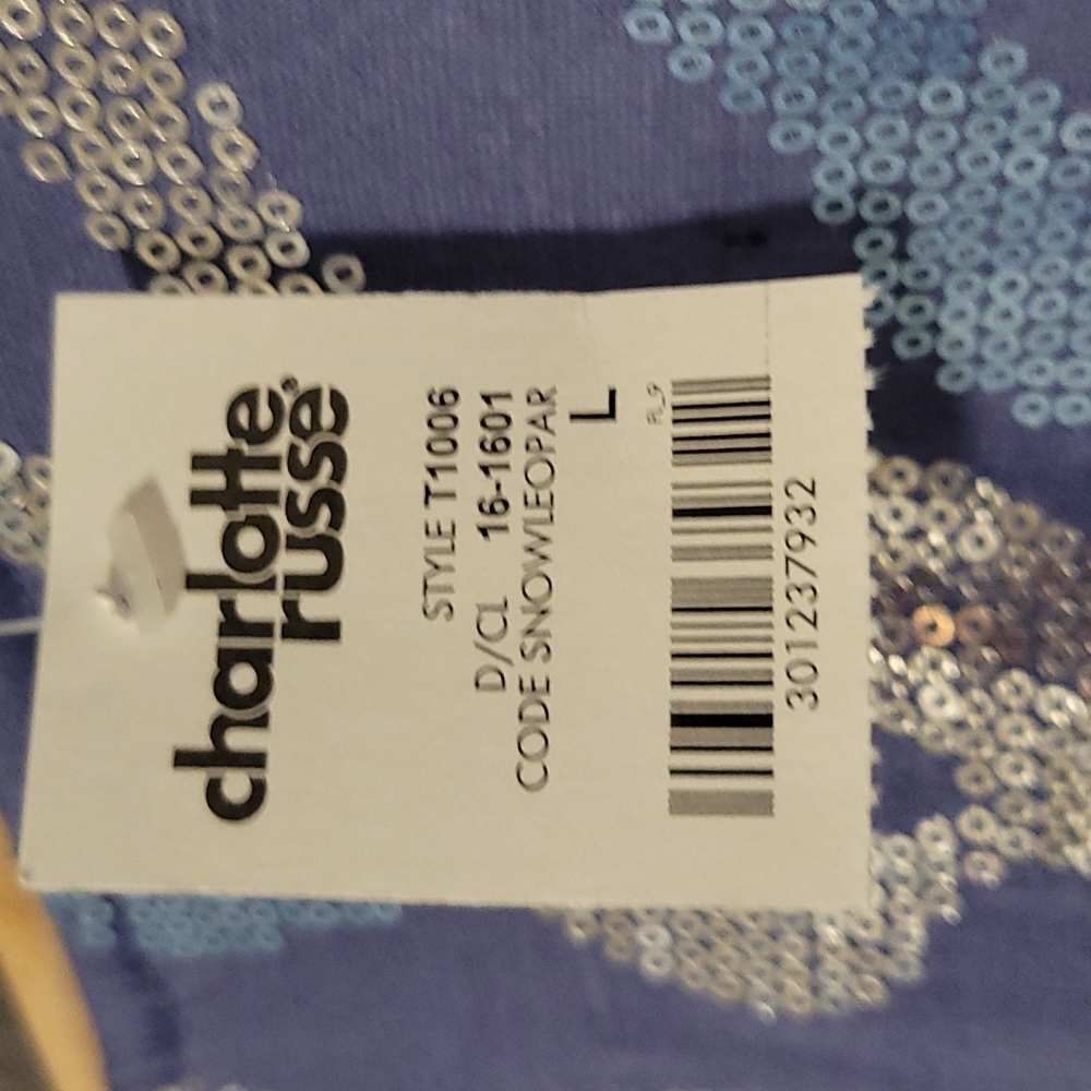 Charlotte Russe sequin top - Picture 3 of 3